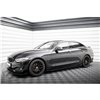 Maxton - Street Pro Rajouts Des Bas De Caisse BMW 4 Gran Coupe F36 Noir-Rouge + Rabats Brillant