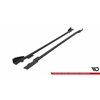 Maxton - Street Pro Rajouts Des Bas De Caisse BMW 4 Gran Coupe F36 Noir-Rouge + Rabats Brillant