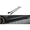 Maxton - Street Pro Rajouts Des Bas De Caisse BMW 4 Gran Coupe F36 Noir + Rabats Brillant
