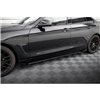 Maxton - Street Pro Rajouts Des Bas De Caisse BMW 4 Gran Coupe F36 Noir + Rabats Brillant 