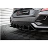 Maxton - Street Pro Lame Du Pare Chocs Arriere V.1 Honda Civic Sport Mk 10 Facelift Noir
