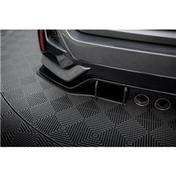 Maxton - Street Pro Lame Du Pare Chocs Arriere V.1 Honda Civic Sport Mk 10 Facelift Noir