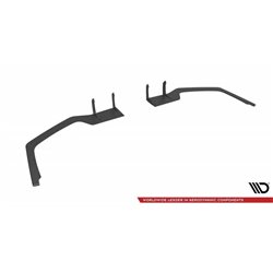 Maxton - Street Pro Lame Du Pare Chocs Arriere V.1 Honda Civic Sport Mk 10 Facelift Noir