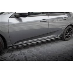 Maxton - Street Pro Rajouts Des Bas De Caisse Honda Civic Sport Mk 10 Noir-Rouge