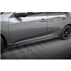 Maxton - Street Pro Rajouts Des Bas De Caisse Honda Civic Sport Mk 10 Noir-Rouge