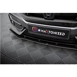 Maxton - Street Pro Lame Du Pare-Chocs Avant Honda Civic Sport Mk 10 Noir
