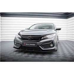 Maxton - Street Pro Lame Du Pare-Chocs Avant Honda Civic Sport Mk 10 Noir