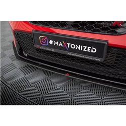 Maxton - Street Pro Lame Du Pare-Chocs Avant Honda Civic Type-R Mk 11 Noir