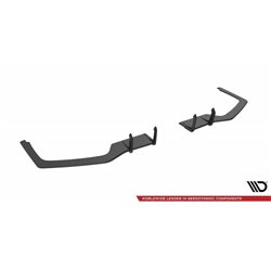 Maxton - Street Pro Lame Du Pare Chocs Arriere V.1 Honda Civic Sport Mk 10 Facelift Noir-Rouge