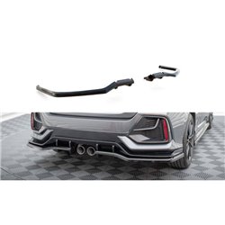 Maxton - Arriere Splitter V.1 (avec une barre verticale) Honda Civic Sport Mk 10 Facelift