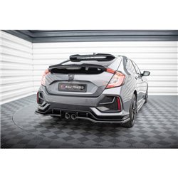 Maxton - Arriere Lame V.1 (avec une barre verticale) Honda Civic Sport Mk 10 Facelift 