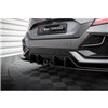 Maxton - Street Pro Lame Du Pare Chocs Arriere V.1 Honda Civic Sport Mk 10 Facelift Rouge