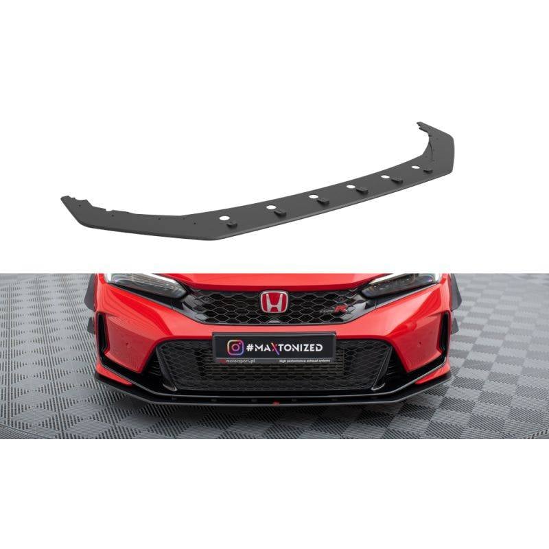 Maxton - Street Pro Lame Du Pare-Chocs Avant Honda Civic Type-R Mk 11 Noir-Rouge