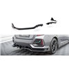 Maxton - Arriere Splitter V.1 (avec une barre verticale) Honda Civic Sport Mk 10 Facelift