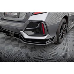 Maxton - Arriere Lame V.1 (avec une barre verticale) Honda Civic Sport Mk 10 Facelift 