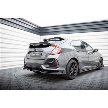 Maxton - Arriere Lame V.1 (avec une barre verticale) Honda Civic Sport Mk 10 Facelift 
