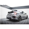 Maxton - Arriere Lame V.1 (avec une barre verticale) Honda Civic Sport Mk 10 Facelift 