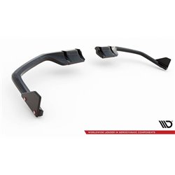 Maxton - Arriere Lame V.1 (avec une barre verticale) Honda Civic Sport Mk 10 Facelift 