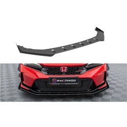 Maxton - Street Pro Lame Du Pare-Chocs Avant Honda Civic Type-R Mk 11 Noir + Rabats Brillant
