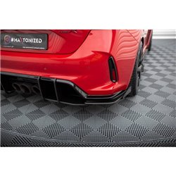 Maxton - Street Pro Lame Du Pare Chocs Arriere Honda Civic Type-R Mk 11 Noir-Rouge + Rabats Brillant