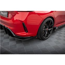Maxton - Street Pro Lame Du Pare Chocs Arriere Honda Civic Type-R Mk 11 Noir + Rabats Brillant 