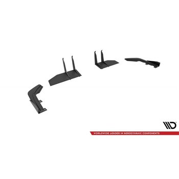 Maxton - Street Pro Lame Du Pare Chocs Arriere Honda Civic Type-R Mk 11 Noir + Rabats Brillant 