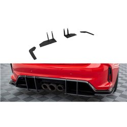 Maxton - Street Pro Lame Du Pare Chocs Arriere Honda Civic Type-R Mk 11 Noir-Rouge
