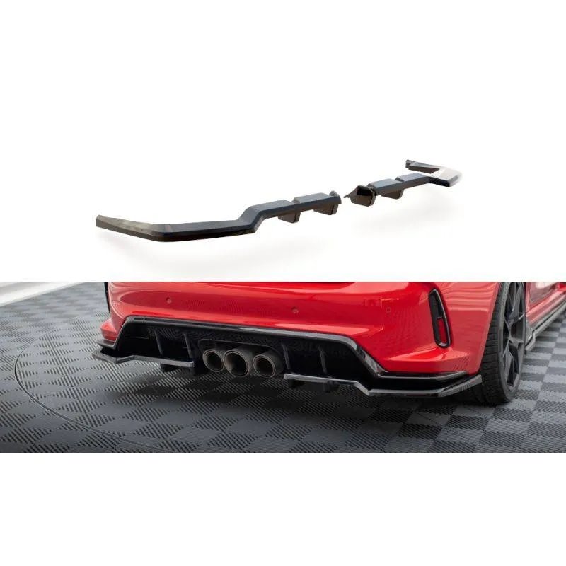 Maxton - Arriere Splitter (avec une barre verticale) V.1 Honda Civic Type-R Mk 11