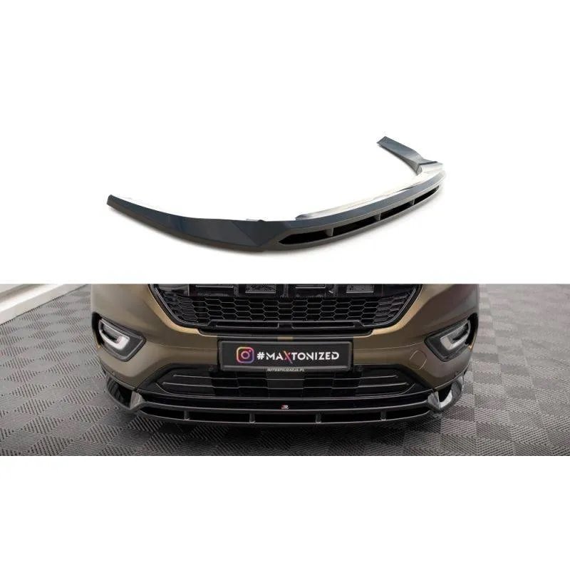 Maxton - Lame Du Pare-Chocs Avant V.2 Ford Transit Custom Mk1 Facelift / Tourneo Custom Mk1 Facelift