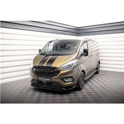 Maxton - Lame Du Pare-Chocs Avant V.2 Ford Transit Custom Mk1 Facelift / Tourneo Custom Mk1 Facelift 