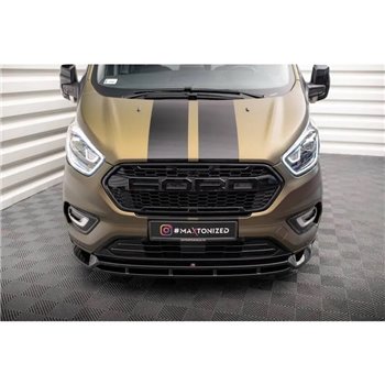 Maxton - Lame Du Pare-Chocs Avant V.2 Ford Transit Custom Mk1 Facelift / Tourneo Custom Mk1 Facelift 