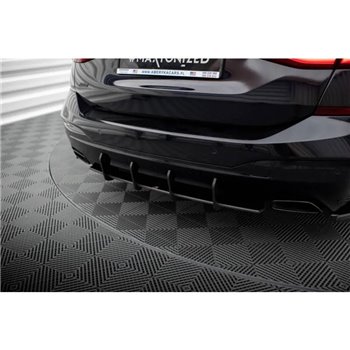Maxton - Street Pro Central Diffuseur Arriere BMW 6 GT M-Pack G32 Rouge
