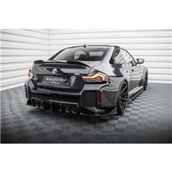 Maxton - Lames De Pare-Chocs Arrière Latérales V.4 (Pour jupe arrière v.1) BMW M2 G87 