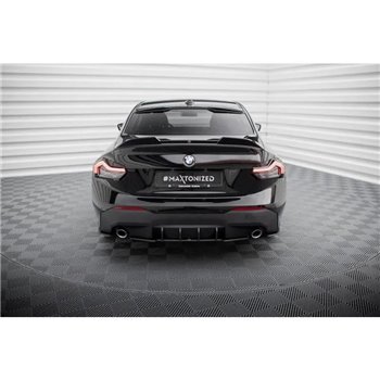 Maxton - Street Pro Central Diffuseur Arriere BMW 2 Coupe G42 Noir
