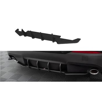 Maxton - Street Pro Central Diffuseur Arriere BMW 2 Coupe G42 Noir-Rouge