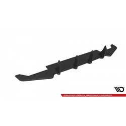 Maxton - Street Pro Central Diffuseur Arriere BMW 2 Coupe G42 Noir-Rouge