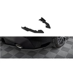 Maxton - Street Pro Lame Du Pare Chocs Arriere BMW 2 Coupe G42 Noir + Rabats Brillant