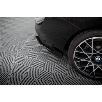 Maxton - Street Pro Lame Du Pare Chocs Arriere BMW 2 Coupe G42 Noir + Rabats Brillant 