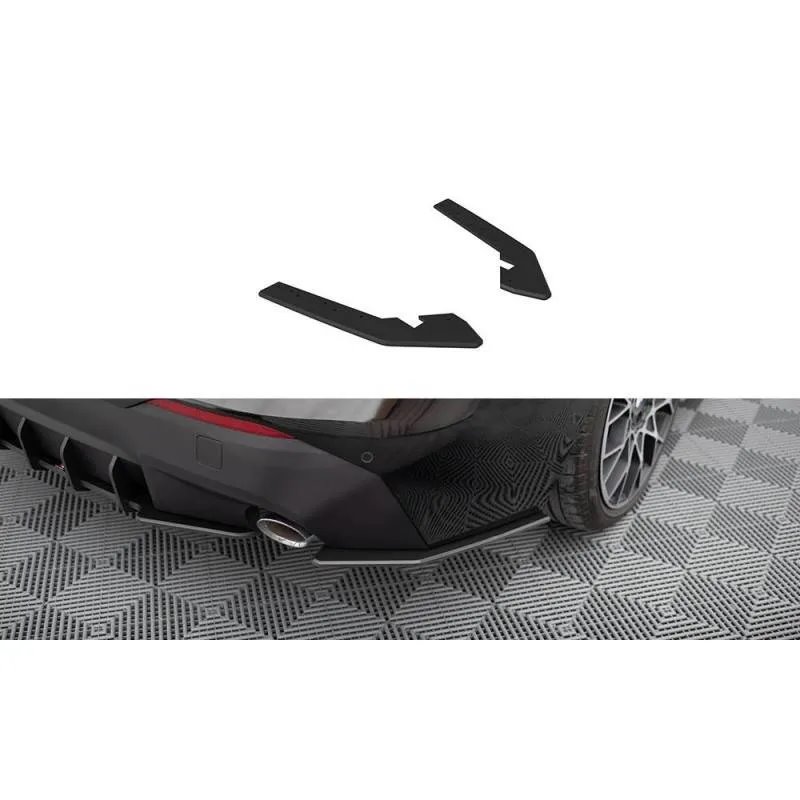 Maxton - Street Pro Lame Du Pare Chocs Arriere BMW 2 Coupe G42 Noir-Rouge