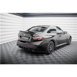 Maxton - Street Pro Lame Du Pare Chocs Arriere BMW 2 Coupe G42 Noir-Rouge