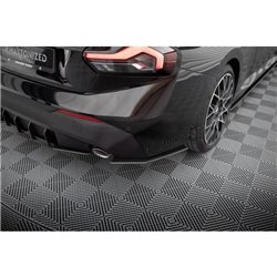 Maxton - Street Pro Lame Du Pare Chocs Arriere BMW 2 Coupe G42 Noir-Rouge