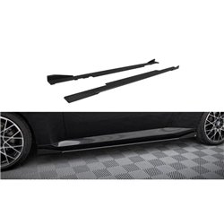 Maxton - Street Pro Rajouts Des Bas De Caisse BMW 2 Coupe G42 Noir + Rabats Brillant