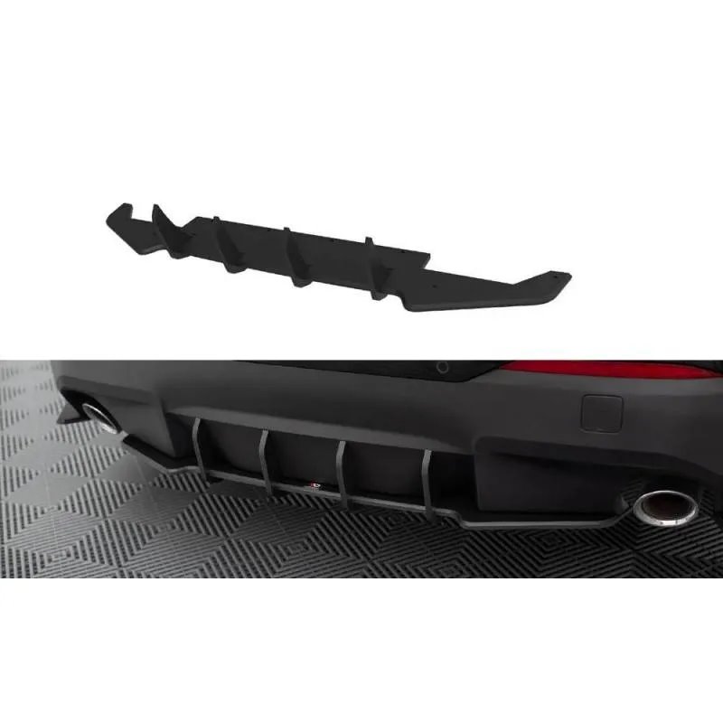 Maxton - Street Pro Central Diffuseur Arriere BMW 2 Coupe G42 Rouge