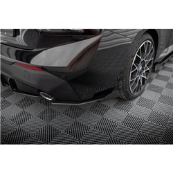 Maxton - Street Pro Lame Du Pare Chocs Arriere BMW 2 Coupe G42 Noir-Rouge + Rabats Brillant