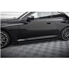 Maxton - Street Pro Rajouts Des Bas De Caisse BMW 2 Coupe G42 Noir-Rouge + Rabats Brillant