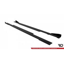 Maxton - Street Pro Rajouts Des Bas De Caisse BMW 2 Coupe G42 Noir-Rouge + Rabats Brillant