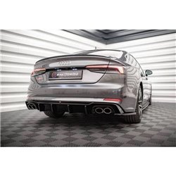 Maxton - Lames De Pare-Chocs Arrière Latérales Audi S5 Coupe / Sportback F5 