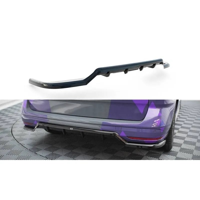 Maxton - Arriere Splitter (avec une barre verticale) Volkswagen Multivan T7