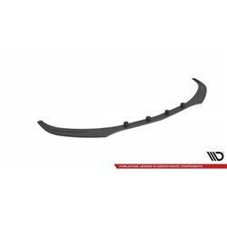 Maxton - Street Pro Lame Du Pare-Chocs Avant Mercedes-AMG C63 Sedan / Estate W205 Facelift Noir-Rouge
