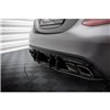 Maxton - Street Pro Central Diffuseur Arriere Mercedes-AMG C63 Sedan / Estate W205 Facelift Rouge